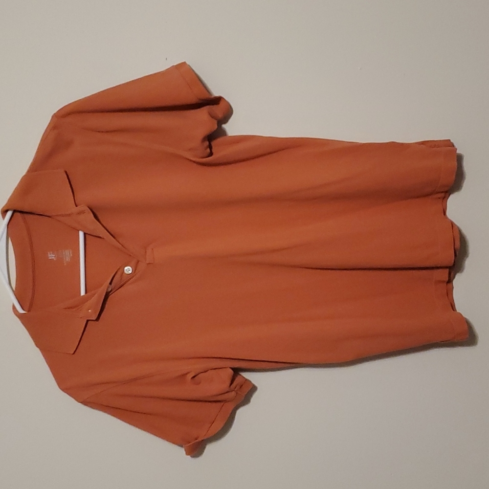 J. Ferrar Mens  orange modern fit  polo shirt